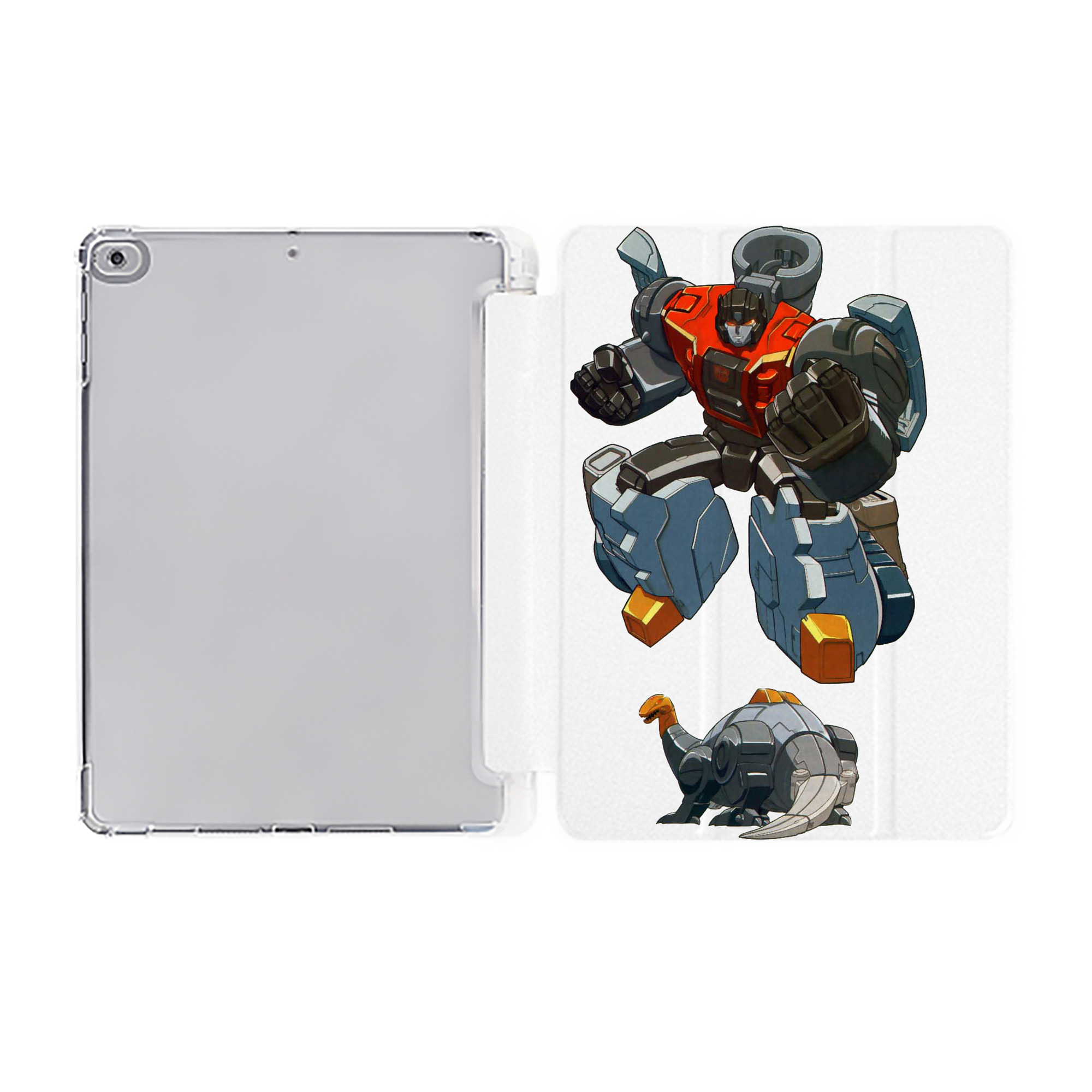 （画像用）  IPad ケース ペン収納付き 三つ折りスタンド PUレザー×シリコン 対応機種9.5/10.5/10.9インチ